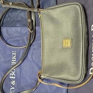 Dooney & Bourke Small Dark Grey Shoulder or Crossbody Bag